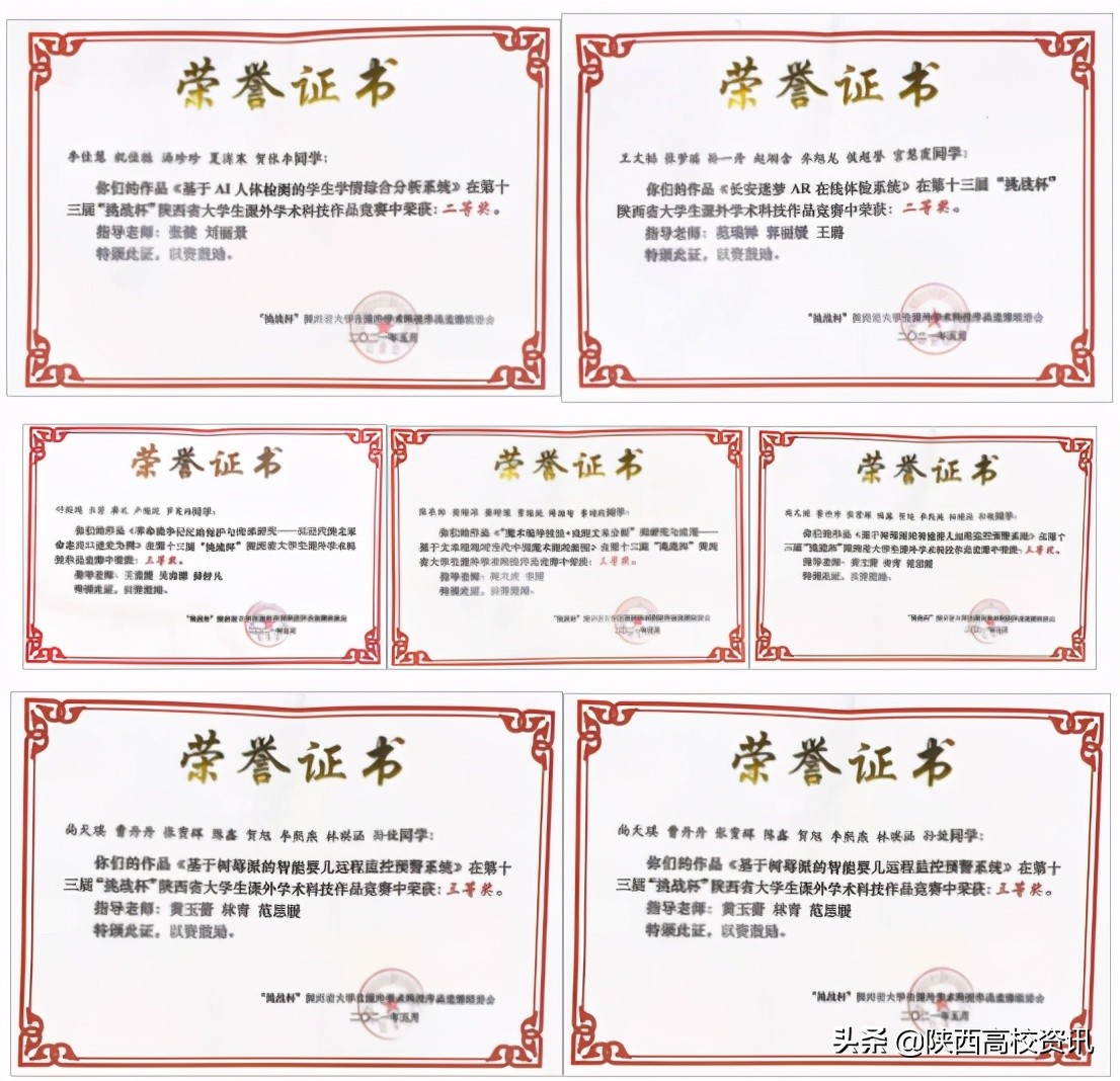 西安培华学院在第十三届"挑战杯"大学生课外学术科技竞赛喜获佳绩
