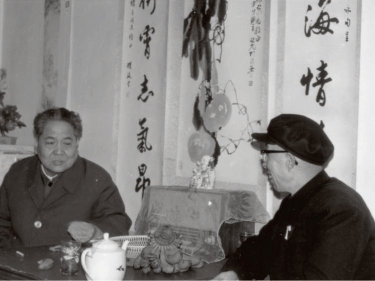 原陕西省委副书记、西安市委书记董继昌到家中看望姜维之校长