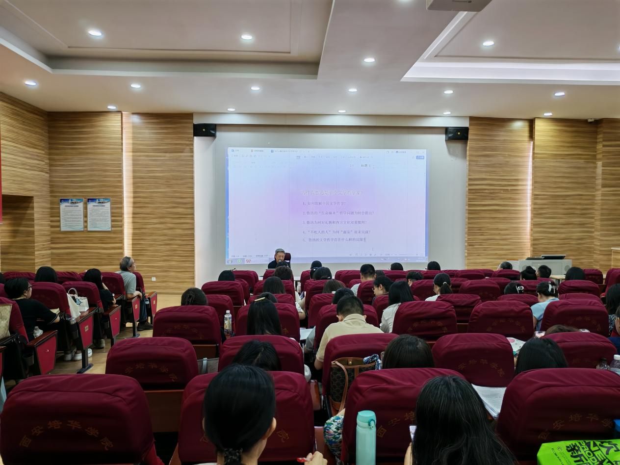 吴炫教授倾听青年教师提问